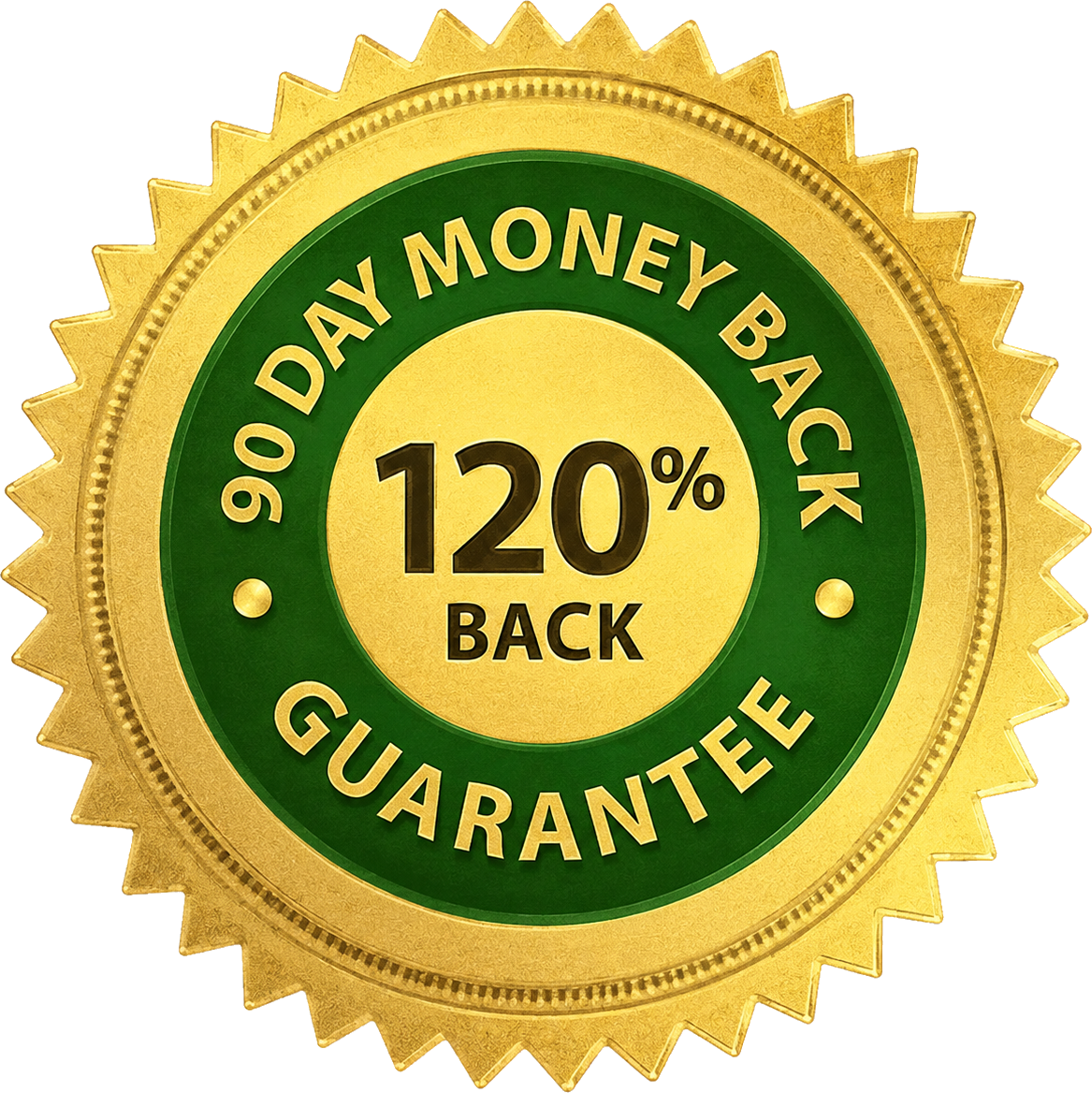 120% money-back guarantee